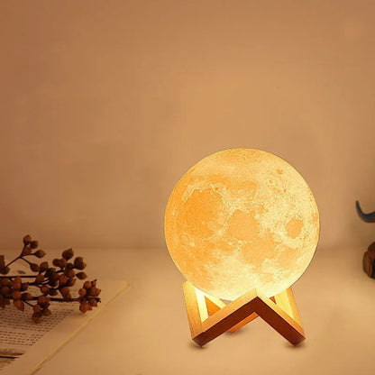 3D Moon Night Table Lamp Valentine's Day Gift
