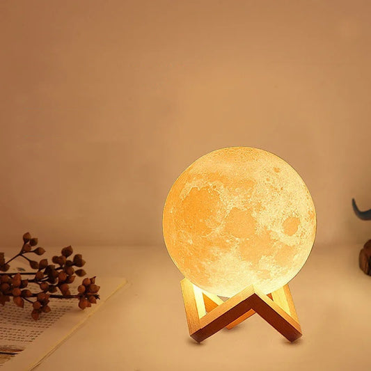 3D Moon Night Table Lamp Valentine's Day Gift