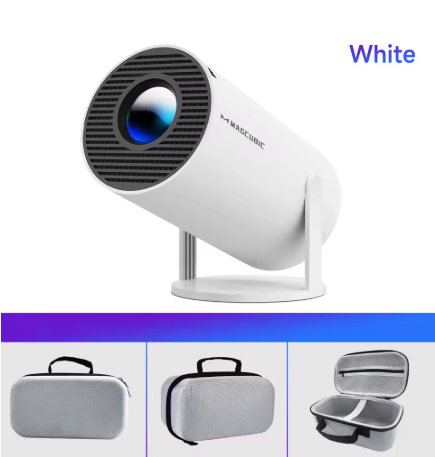 HY300 Pro Projector 200ANSI Native 720P Wireless Screen Mirroring System Dual Band WiFi Hi-chip A3100 for Home Theater