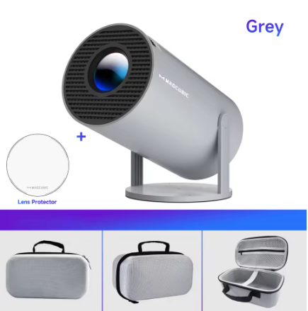 HY300 Pro Projector 200ANSI Native 720P Wireless Screen Mirroring System Dual Band WiFi Hi-chip A3100 for Home Theater