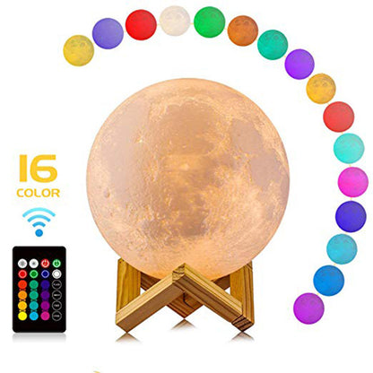 3D Moon Night Table Lamp Valentine's Day Gift